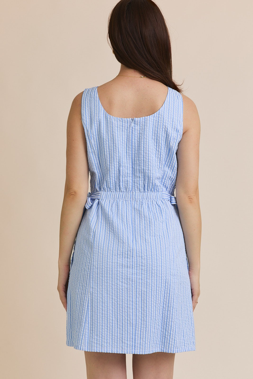 The Montauk Stripe Mini Dress