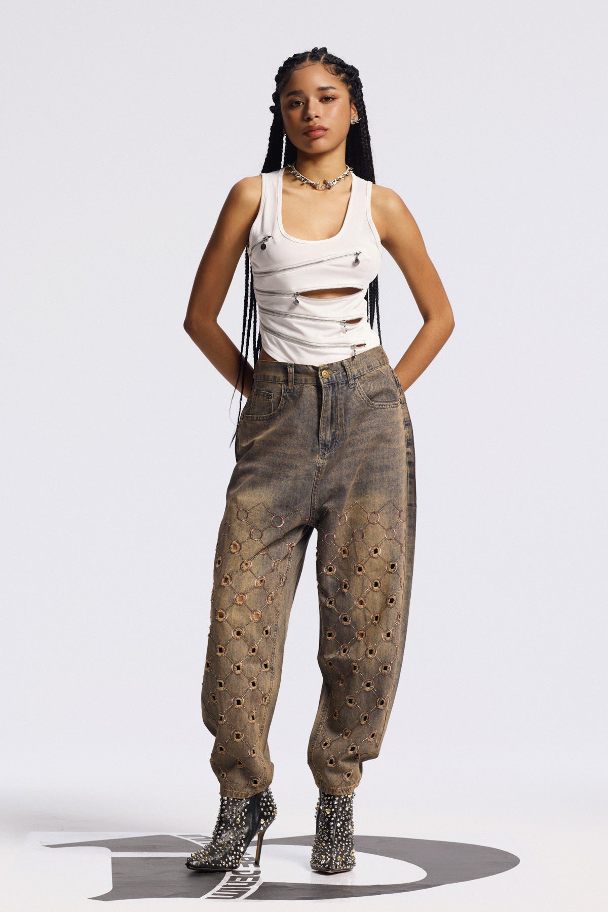 Bilbo Cutout Hayley Jeans