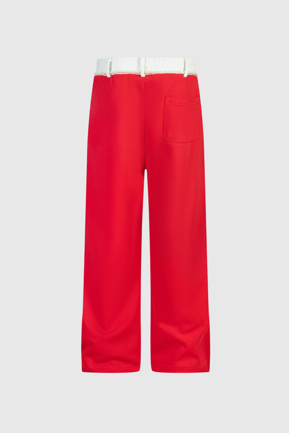 Boann Fringe Pants In Red