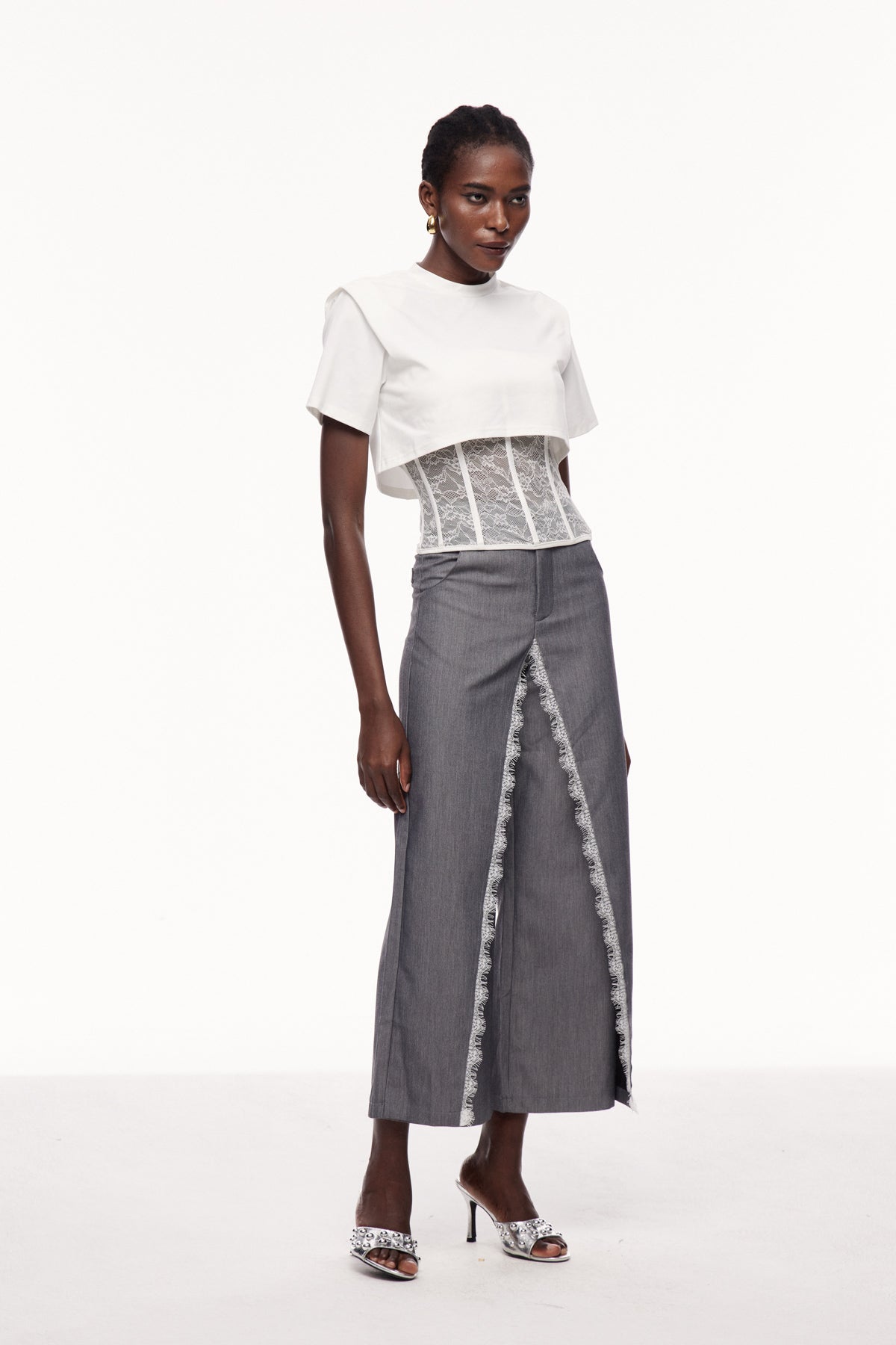 Cepheus Lace Deconstruct Pants