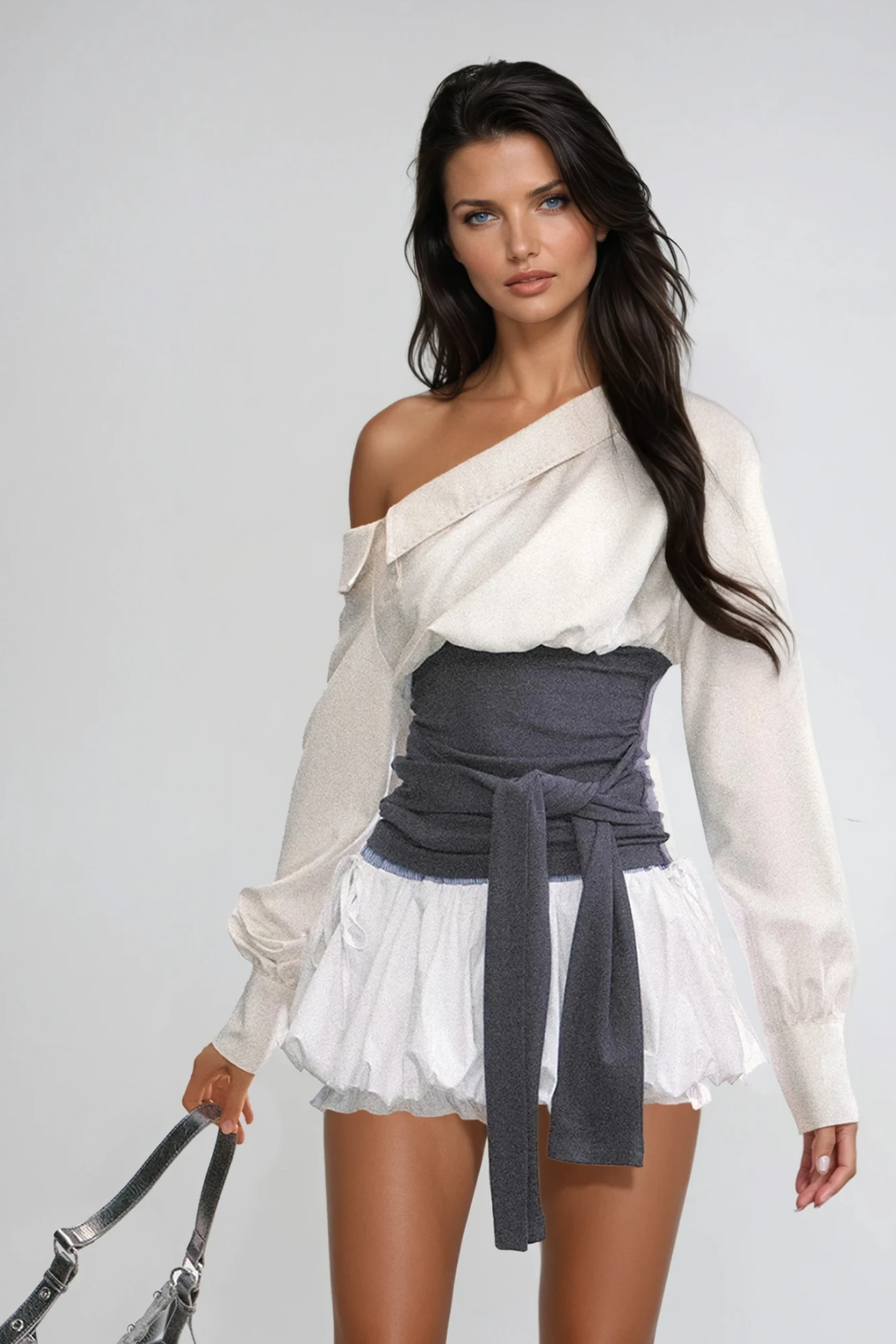 Wahid Ruch Puffy Skirt In White