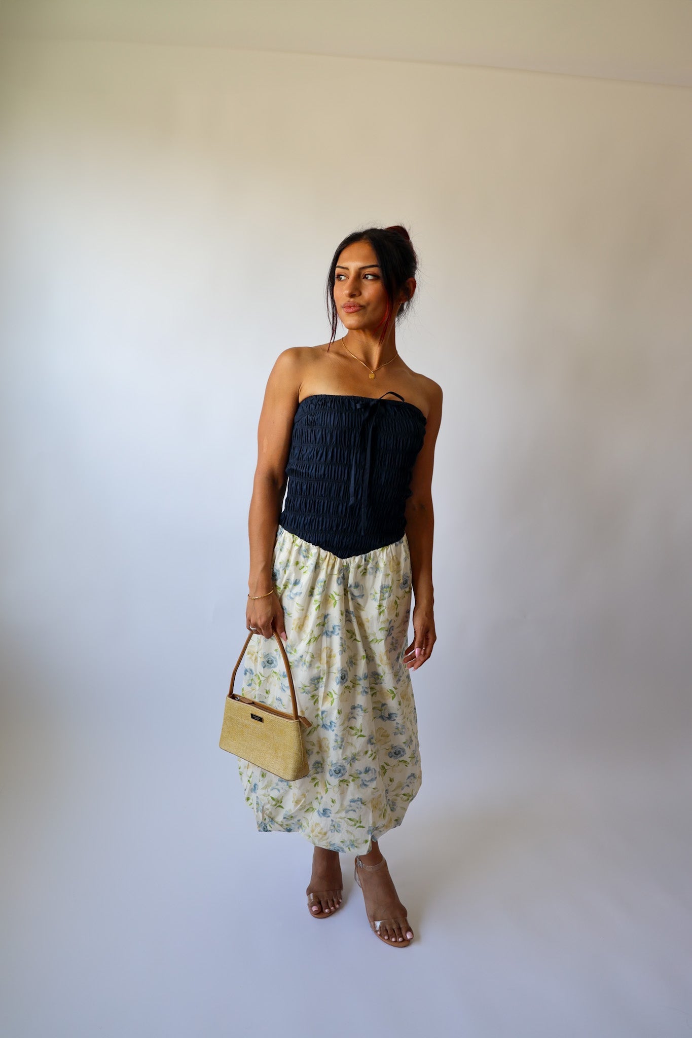 Midnight Garden Bubble Dress