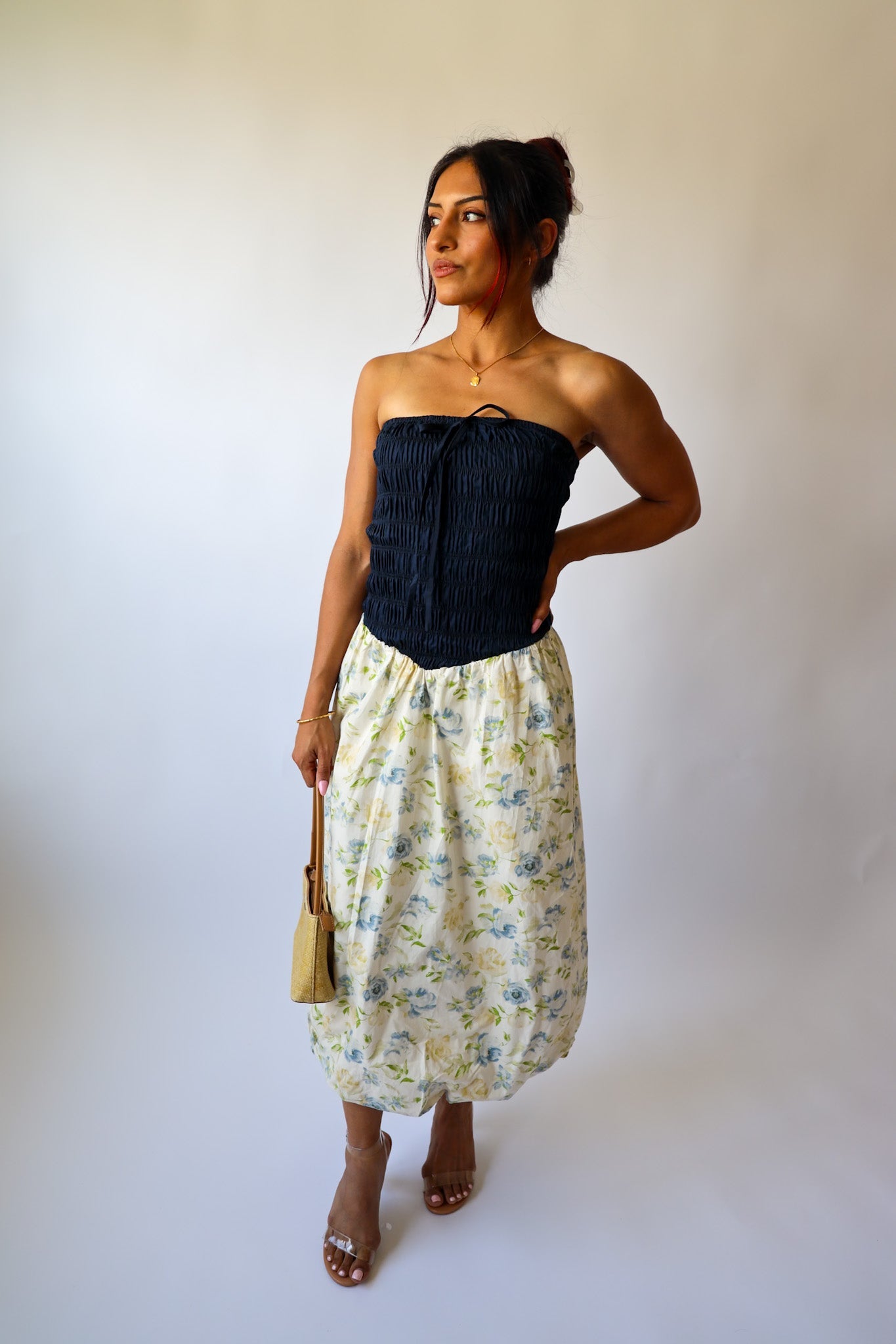 Midnight Garden Bubble Dress