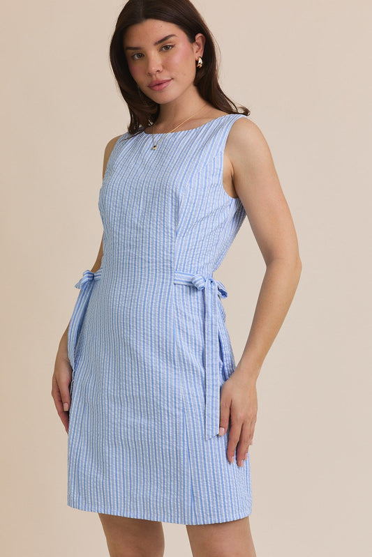 The Montauk Stripe Mini Dress