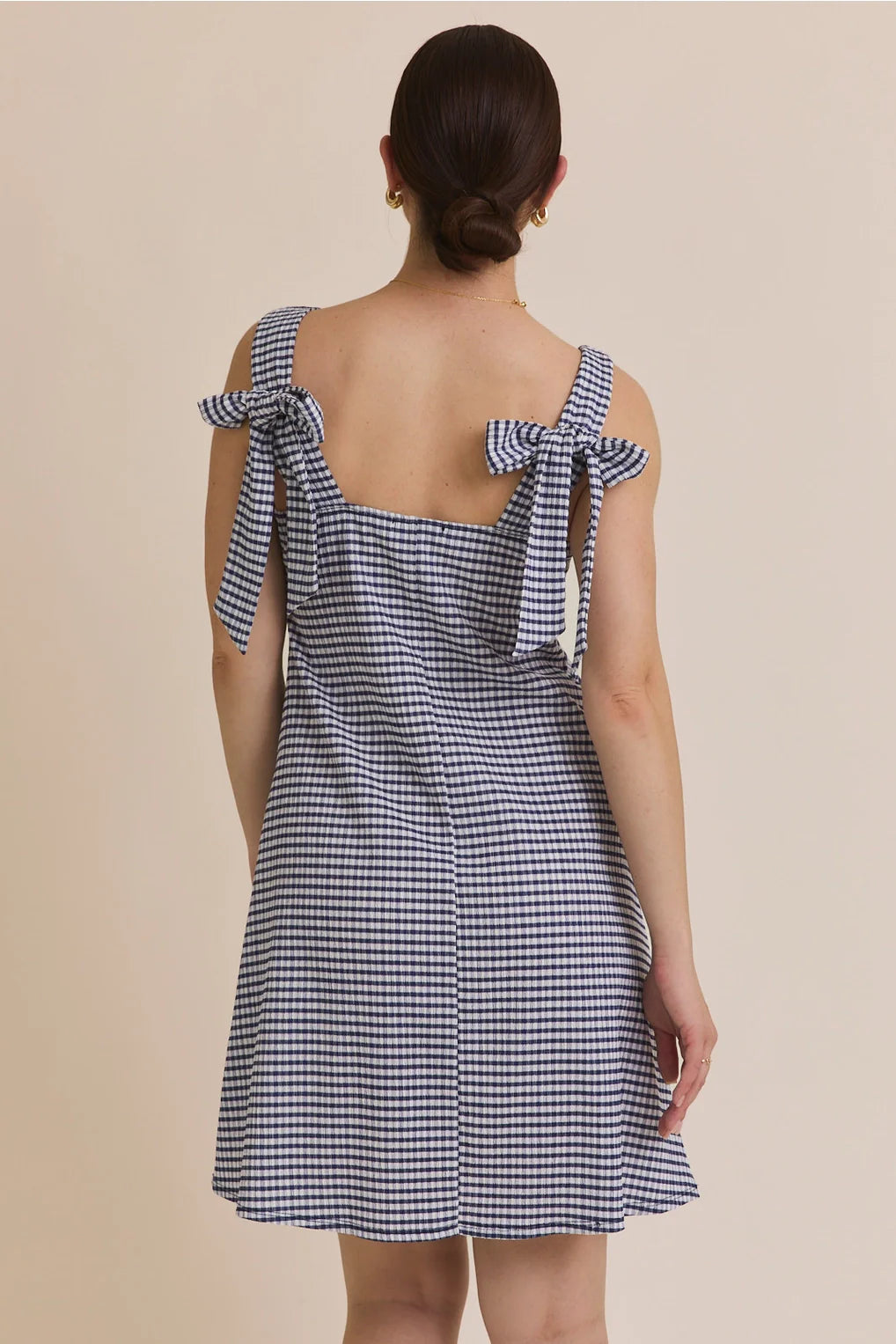 The Newport Gingham Mini Dress