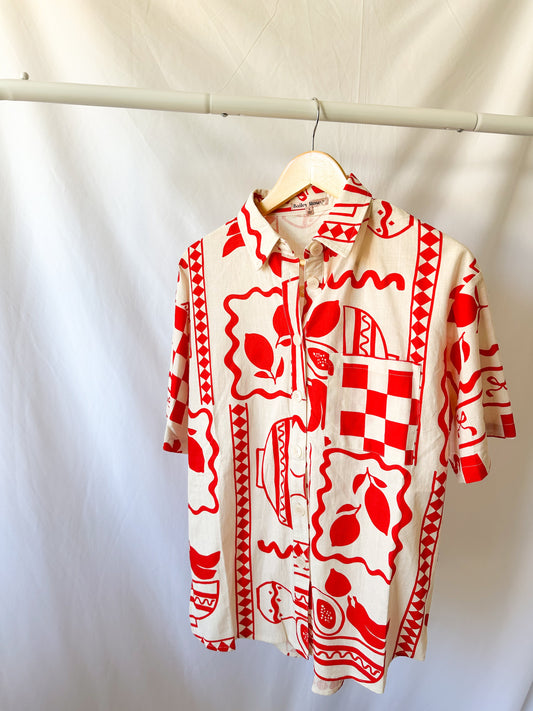 Euro Summer Button Down