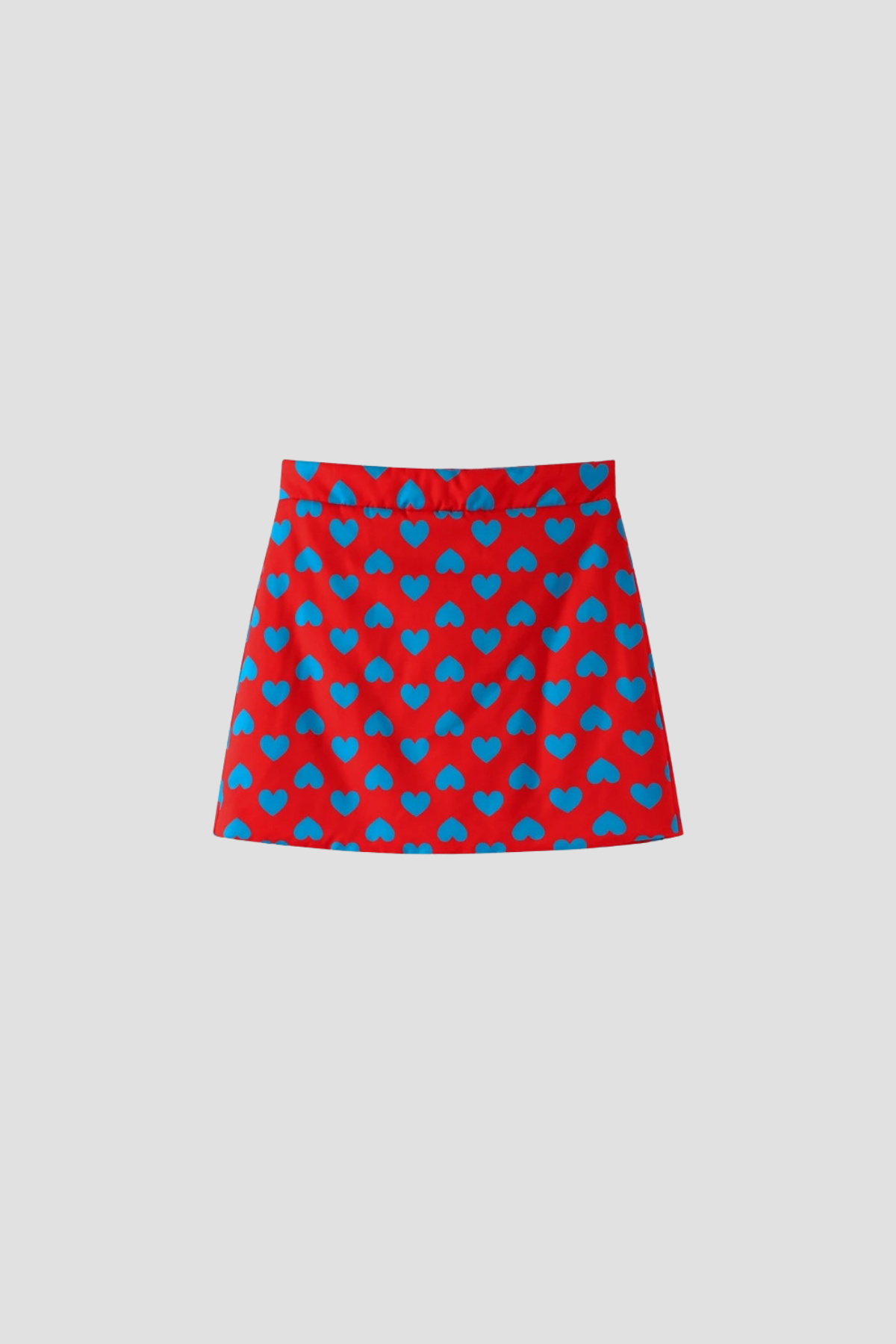 Anamika Love Dot Stand Collar Skirt Set
