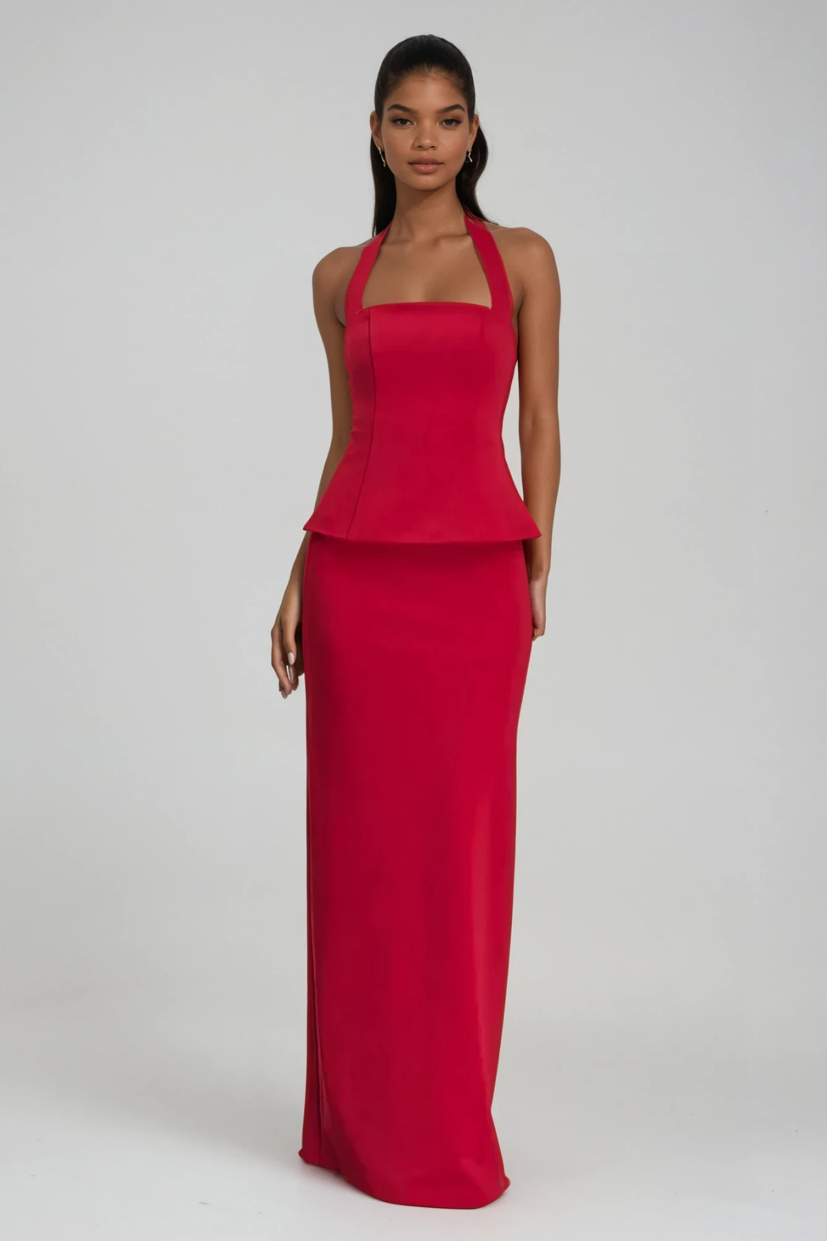 Annamarie Halter Neck Bodycon Skirt Set