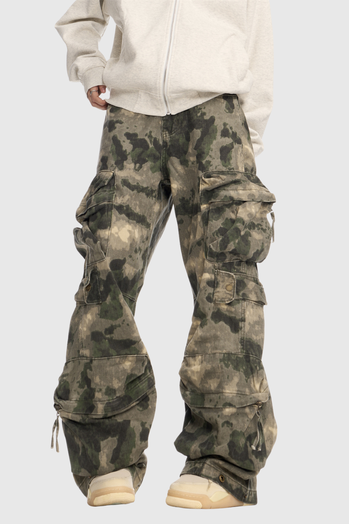 Aragorn Camouflage Print Cargo Jeans