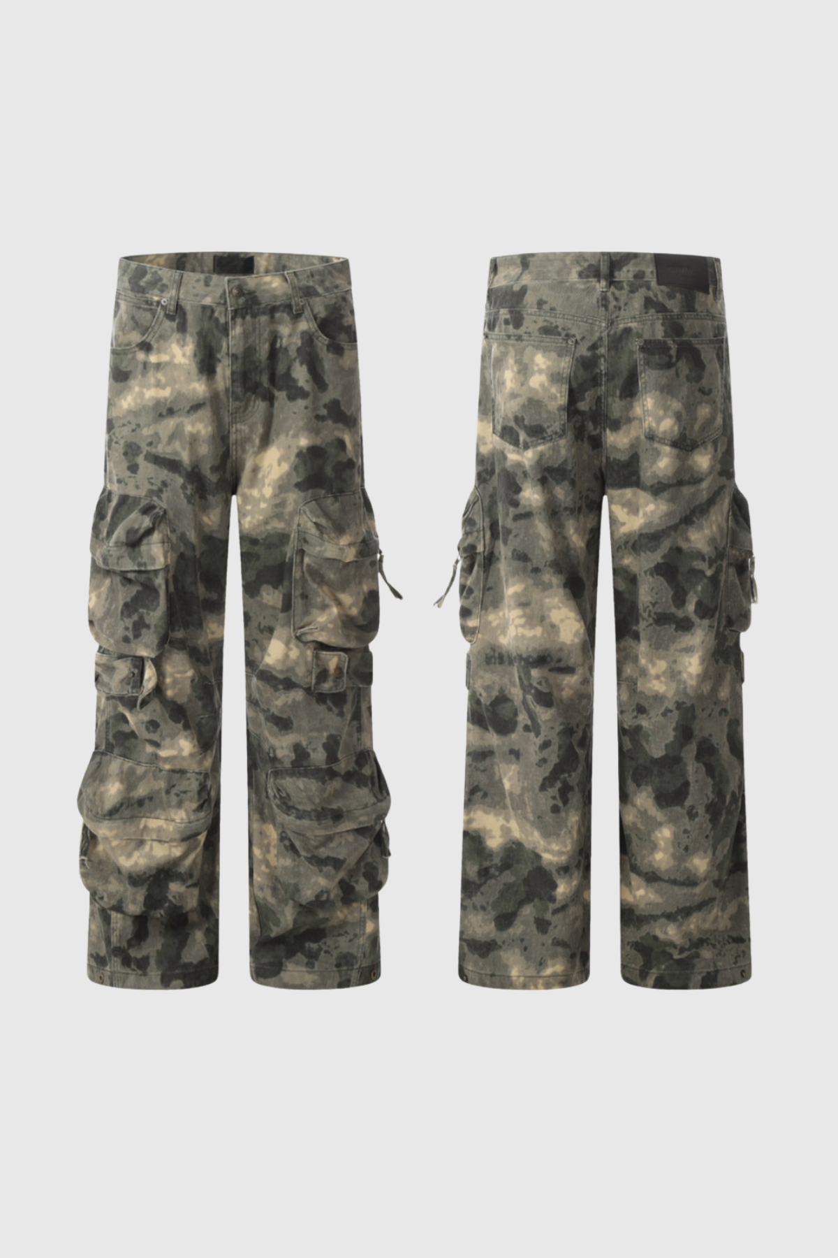 Aragorn Camouflage Print Cargo Jeans