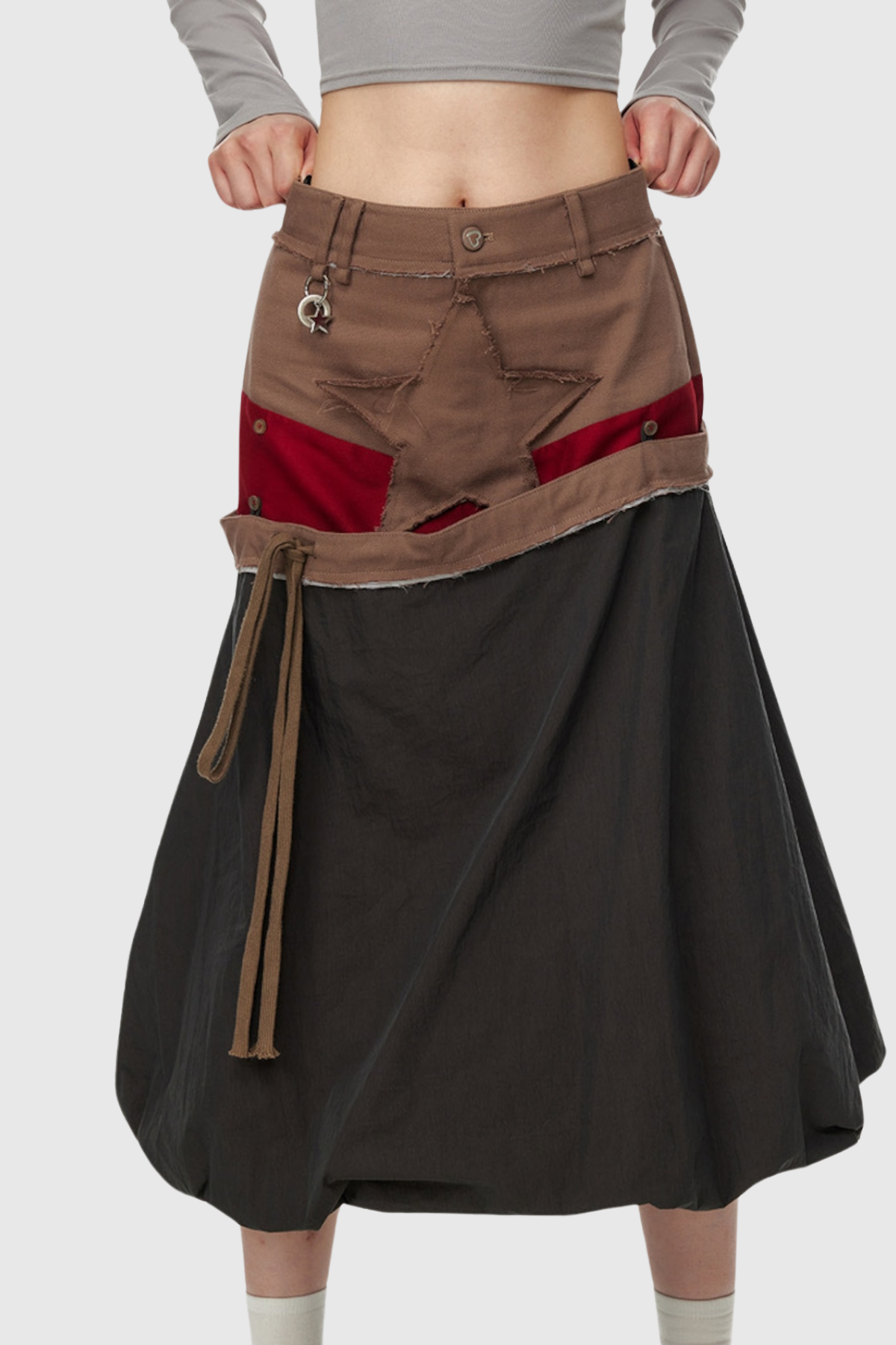 Arben Deconstruct Star Ruffle Skirt