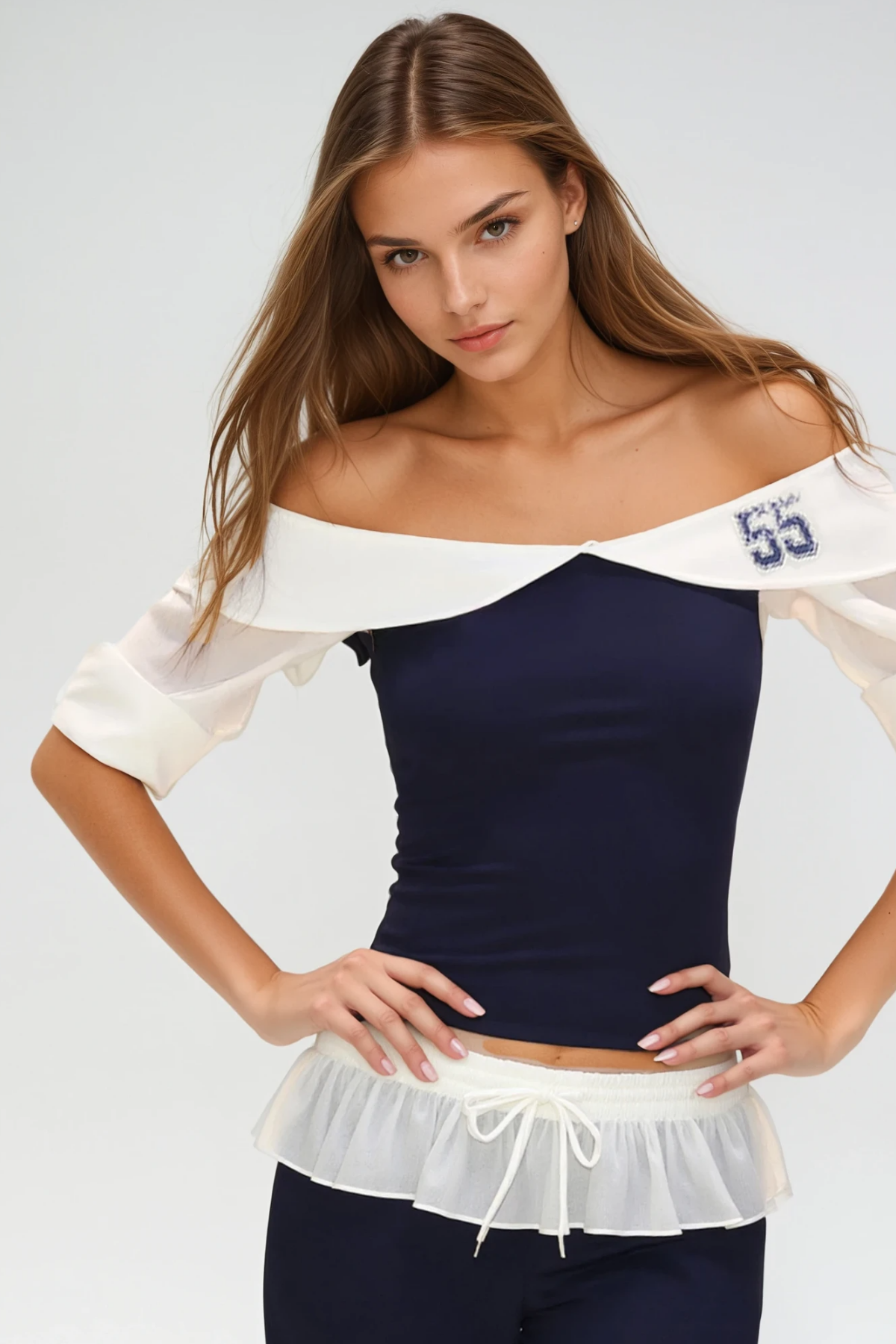 Bjarne Off Shoulder Pants Set