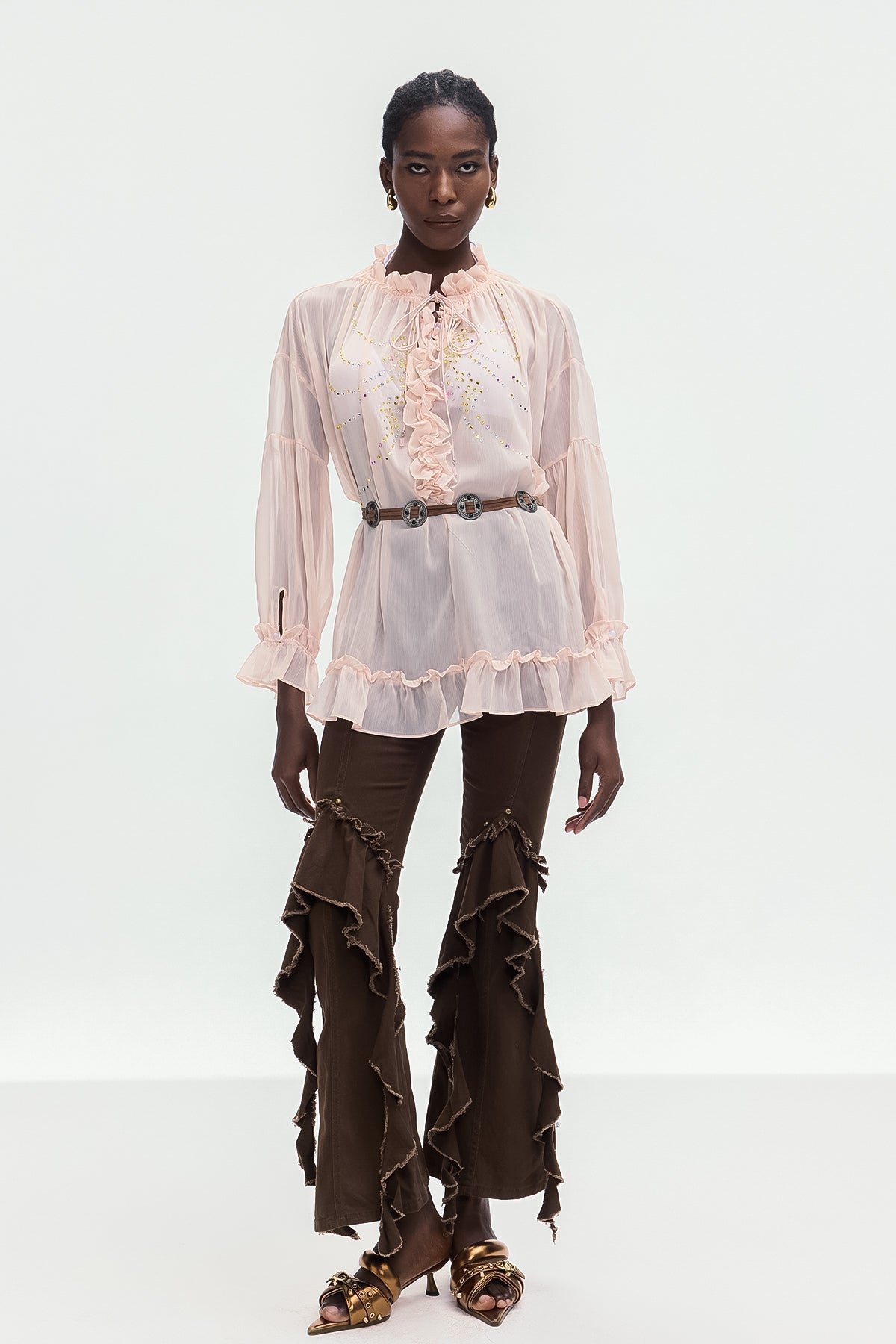 Bomilcar Fringe Bootcut Jeans