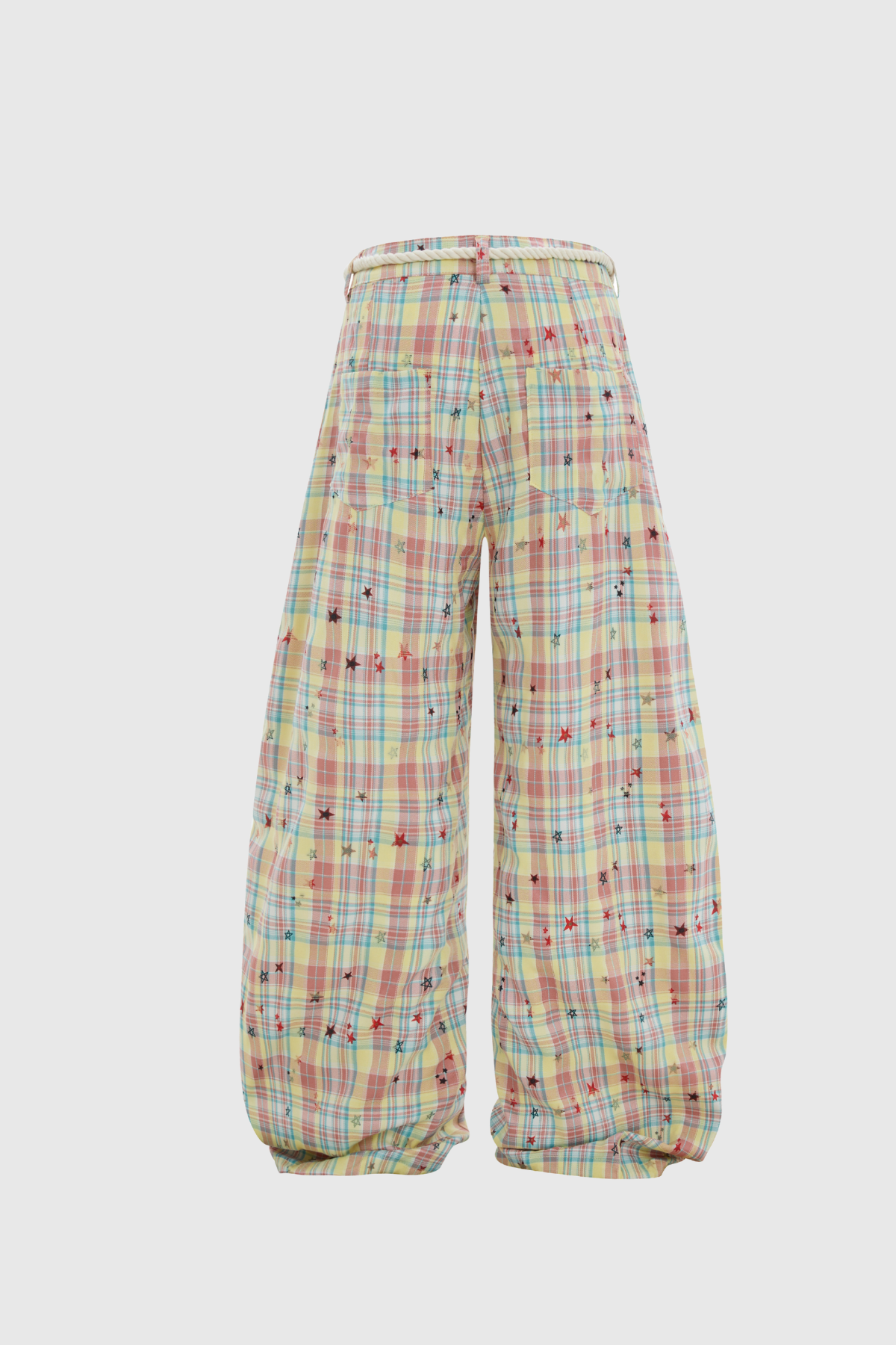 Botum Grid Star Jeans In Yellow