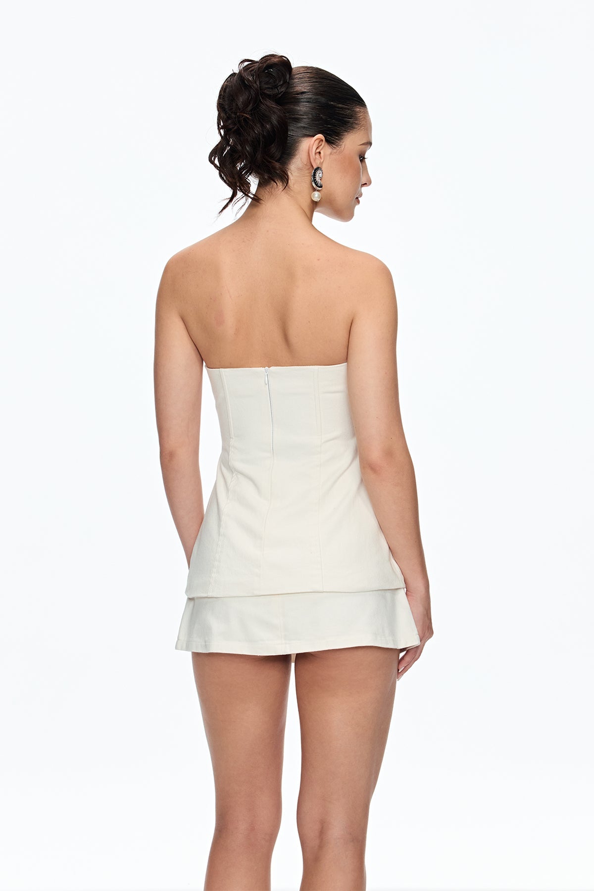 Caliban Strapless Bow Skirt Set