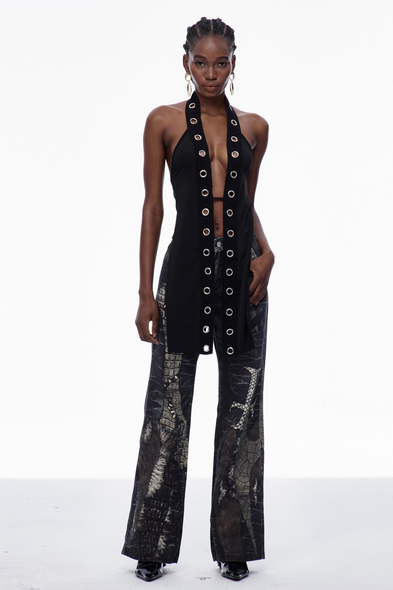 Callan Python Pattern Jeans