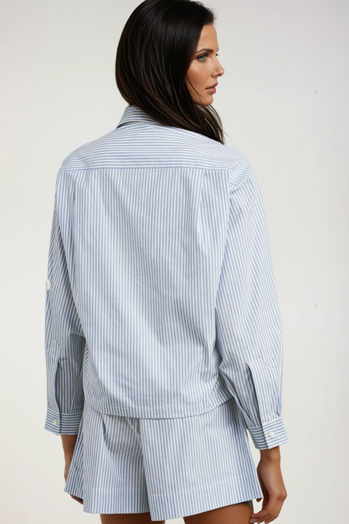 Caron Stripe Flower Cutout Pants
