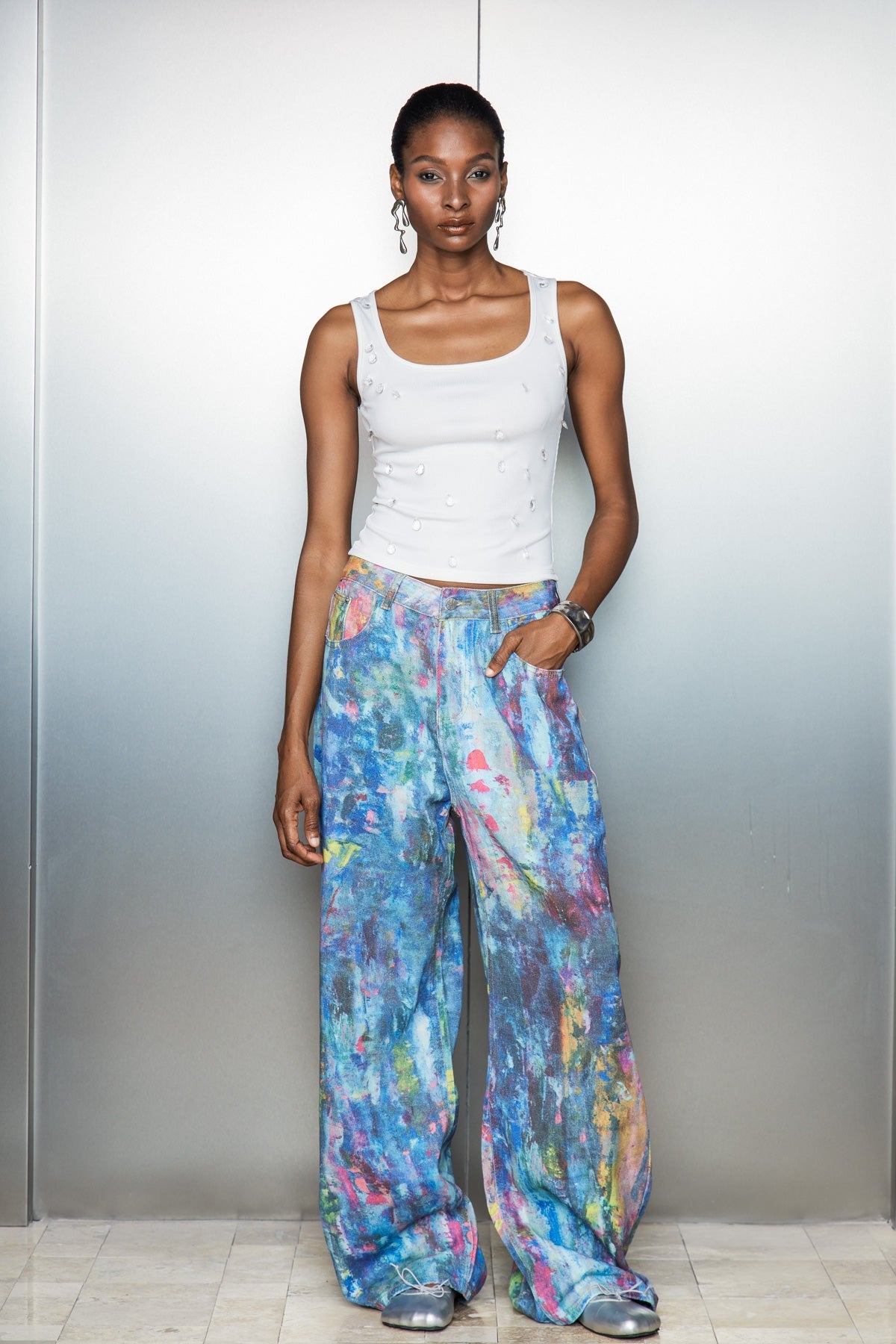 Caryl Tie Dye Jeans
