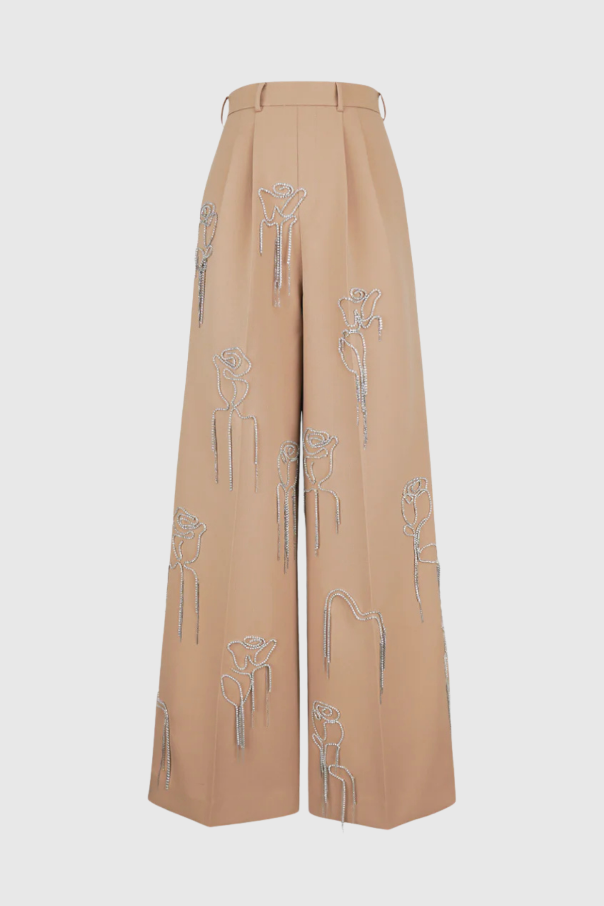 Clarisa Rhinestone Chain Pants Set