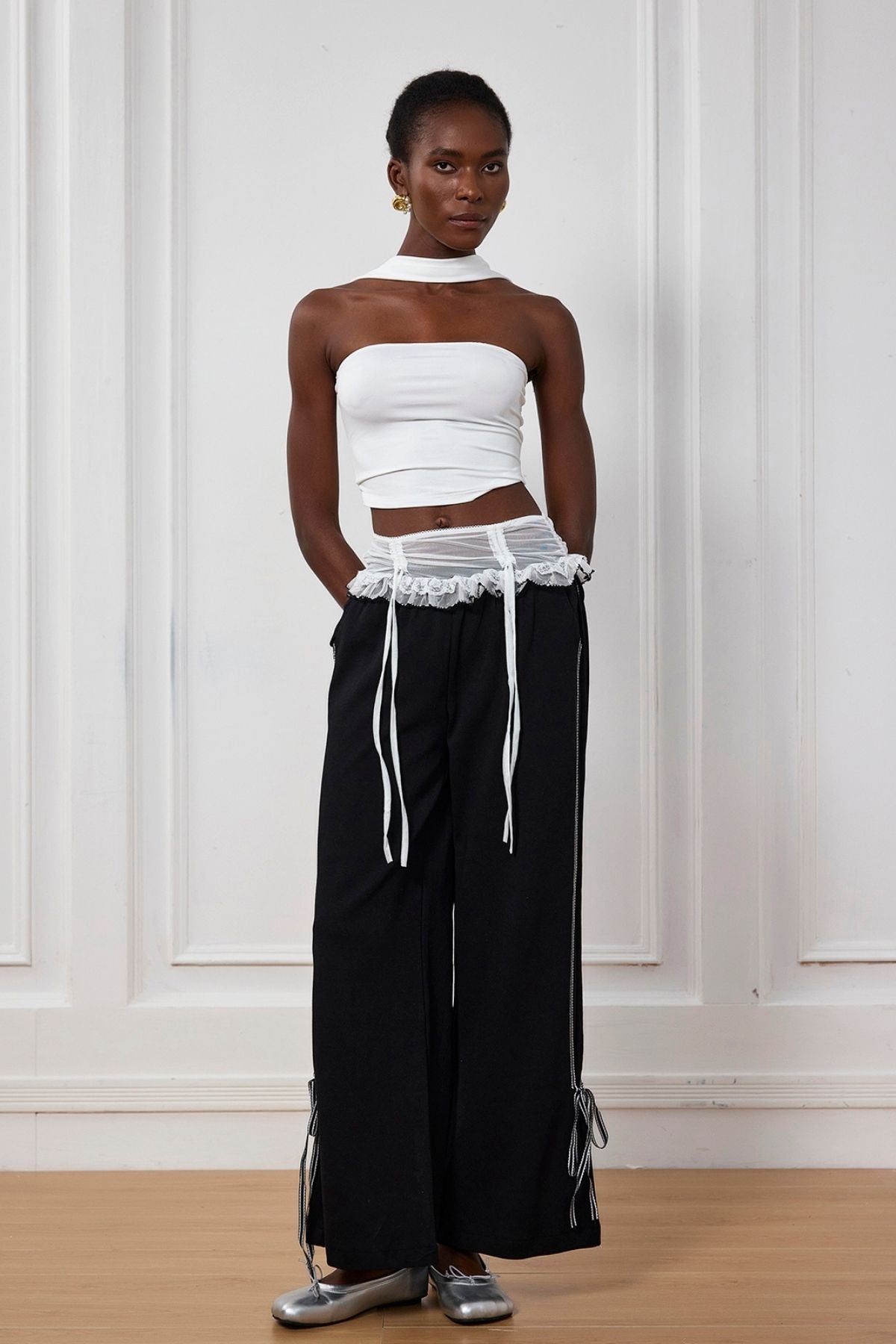 Sariah Lace Bow Pants
